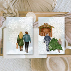 Winter town Scrap paper | 7,4 x 10,5 cm | 3×8 designs