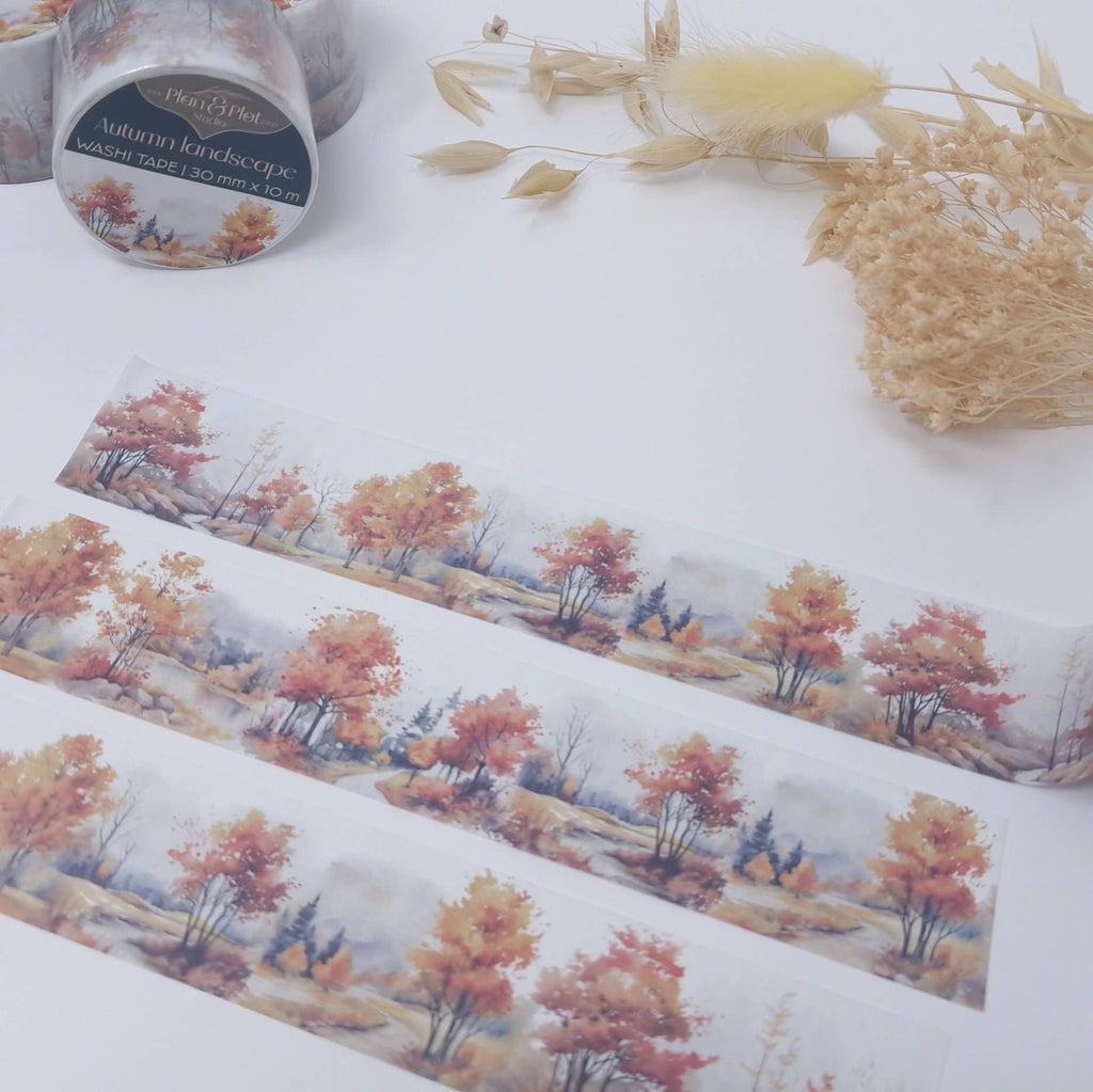 Autumn landscape | Washi tape