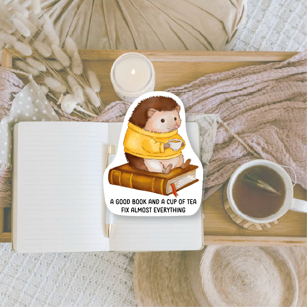 A good book  | Die cut sticker
