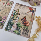 Antique garden Scrap paper | 10,5 x 14,8 cm | 3×8 designs
