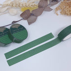Forest Green Grid | Washi tape