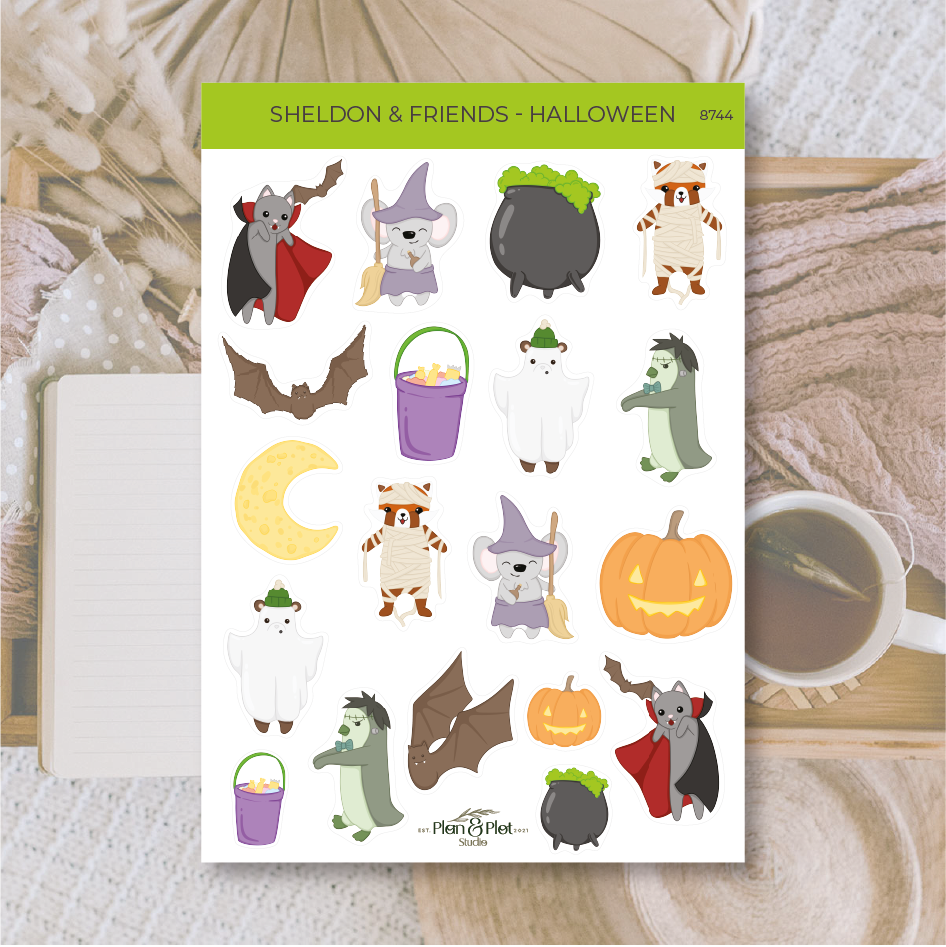 Sheldon & friends - halloween | Stickers