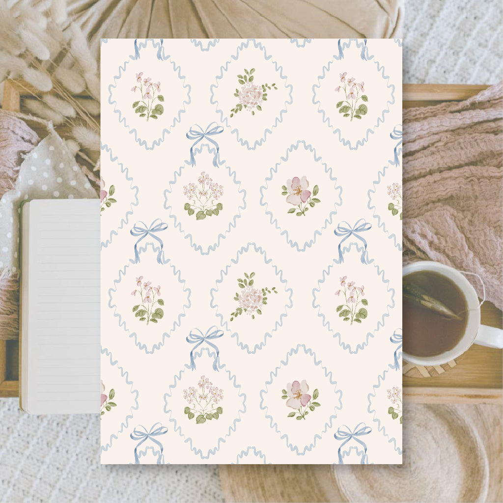 Floral | Background scrap paper | 14,8x21 cm | 2×10 designs