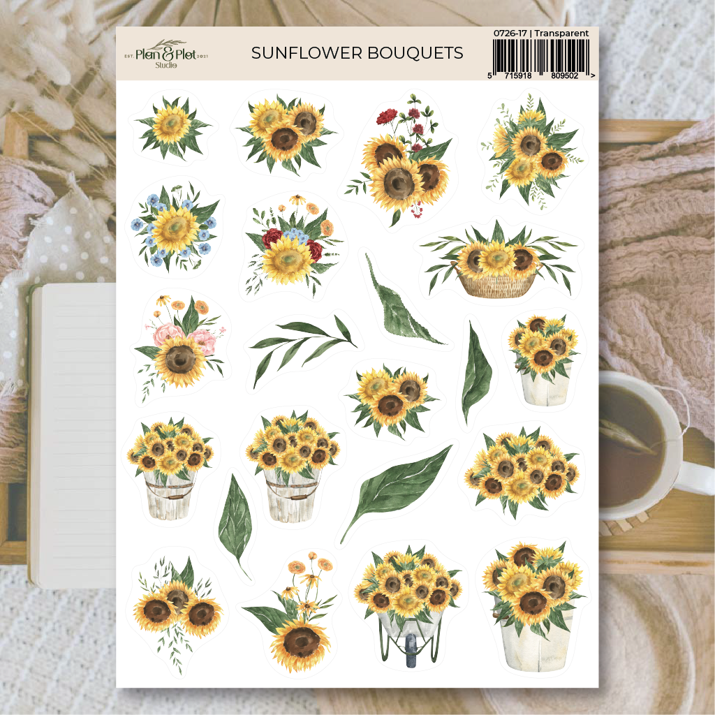 Sunflower bouquets | Stickers