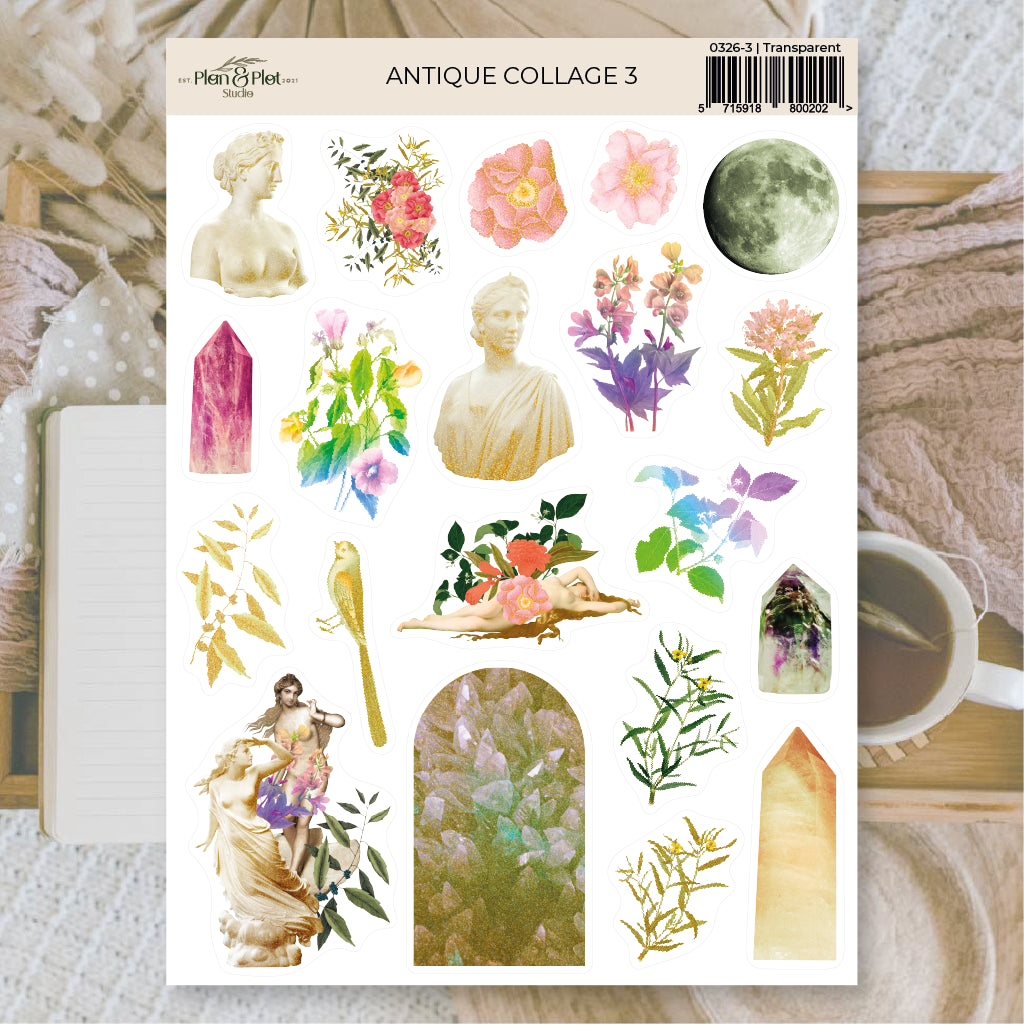 Antique collage 3 | Stickers
