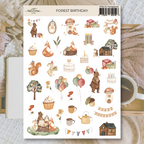 Forest birthday | Stickers