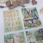 Earth witches Scrap paper | 7,4 x 10,5 cm | 3×8 designs