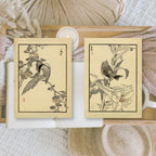 Kacho-e | Ephemera paper | 7,4 x 10,5 cm | 3×8 designs