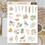 Leaves & birds | Stickers