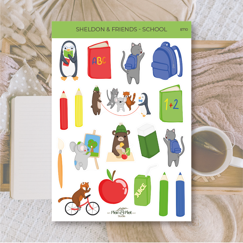 Sheldon & friends - school | Stickers