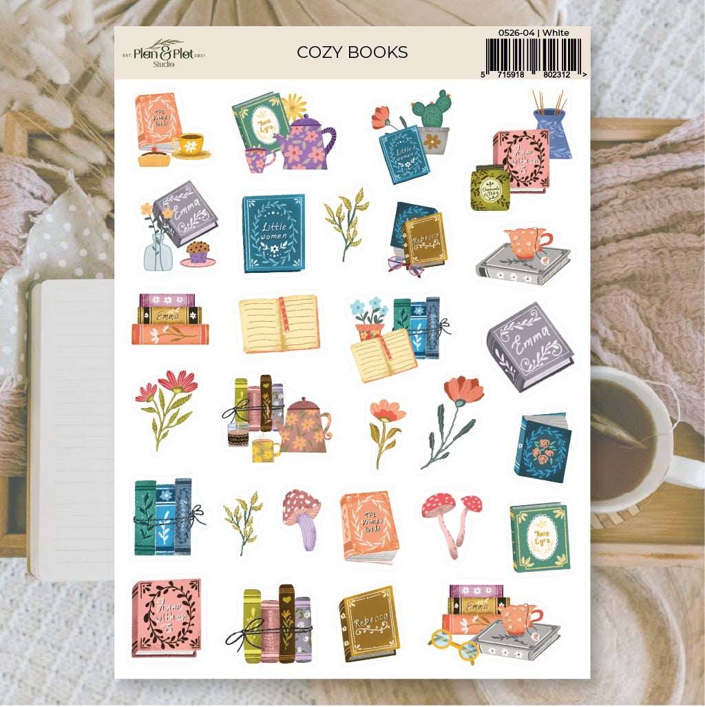 Cozy books | Stickers