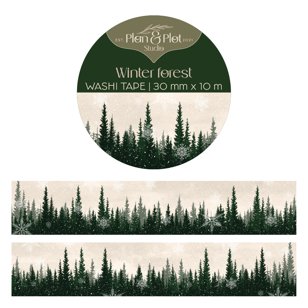 Winter forest | Washi tape