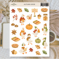 Autumn geese | Stickers