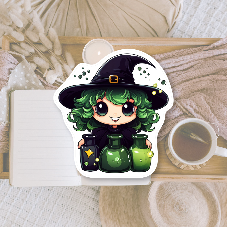 Witch | Die cut sticker