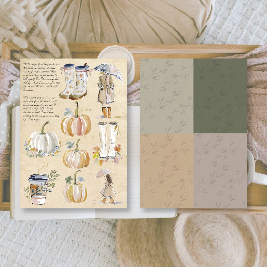 Cozy Autumn Junk Journal Book