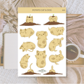 Potato cat & dog | Stickers