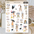 Rainy autumn | Stickers