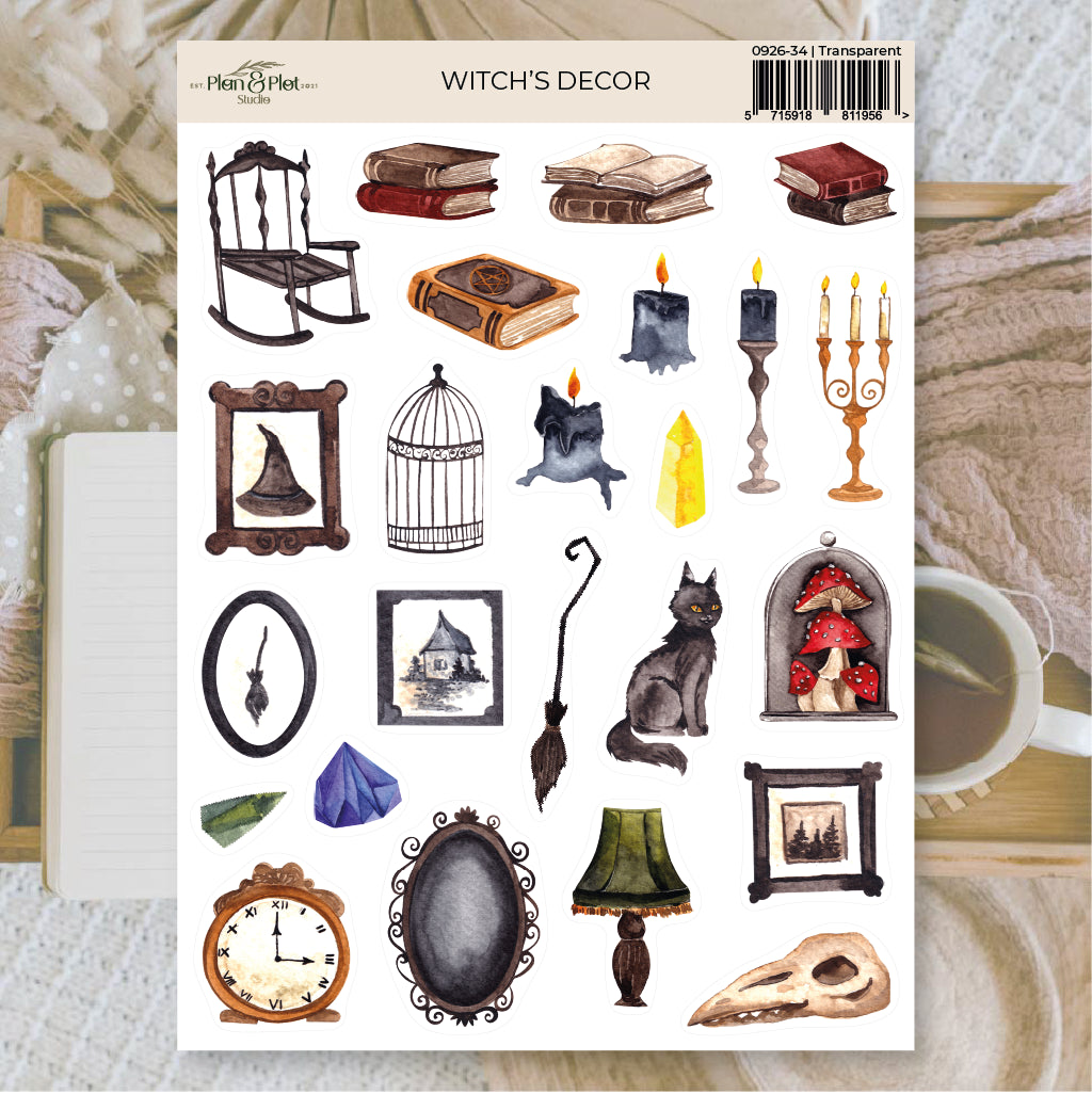 Witch's decor  | Stickers