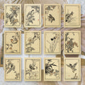 Kacho-e | Ephemera paper | 7,4 x 10,5 cm | 3×8 designs