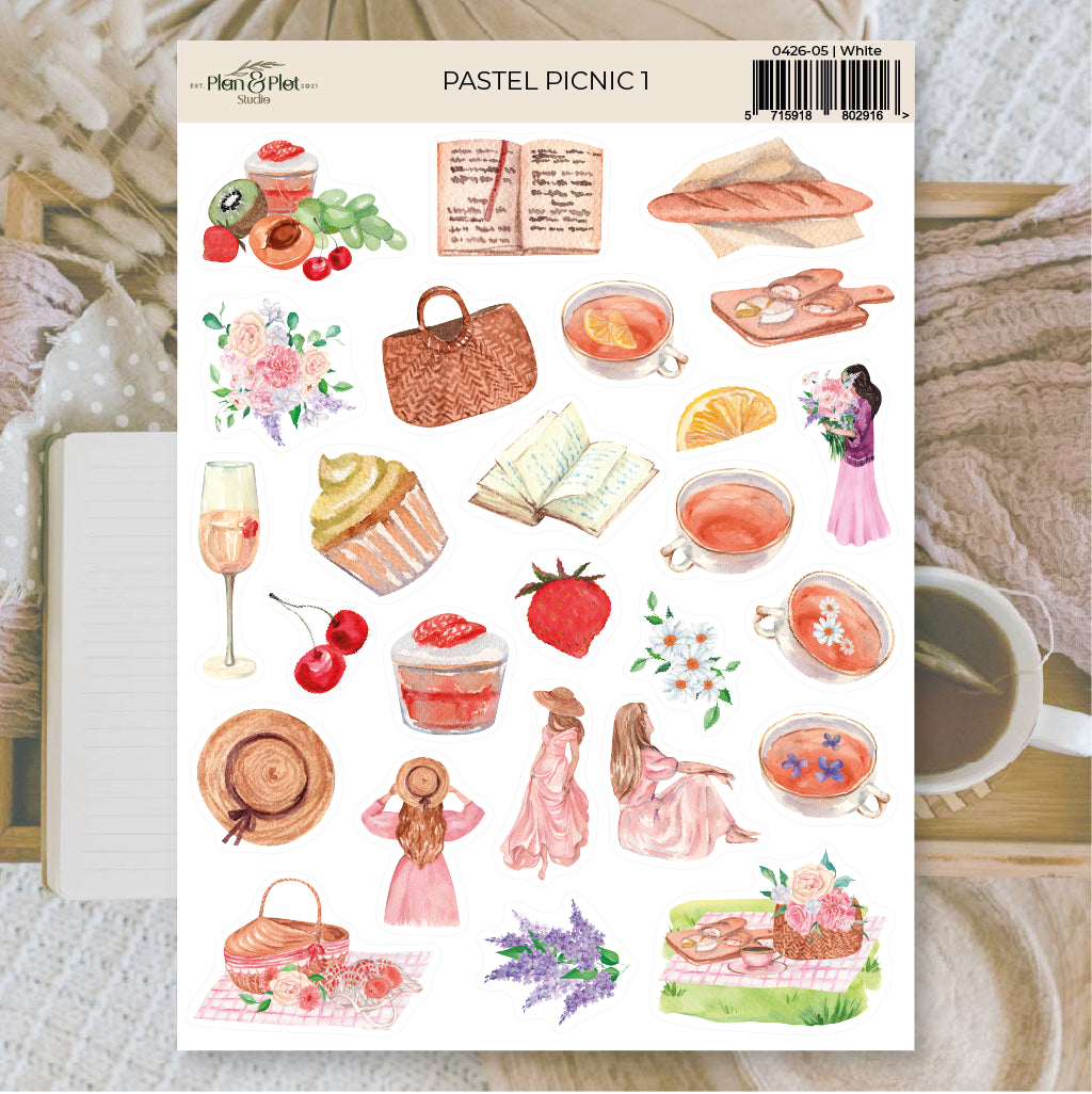 Pastel picnic 1 | Stickers