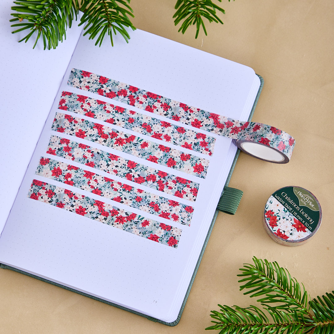 Christmas Botany | 15 mm x 10 m | Washi tape