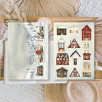 Christmas in Midnight Forest Junk Journal Book