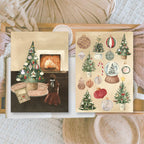 Christmas in Midnight Forest Junk Journal Book