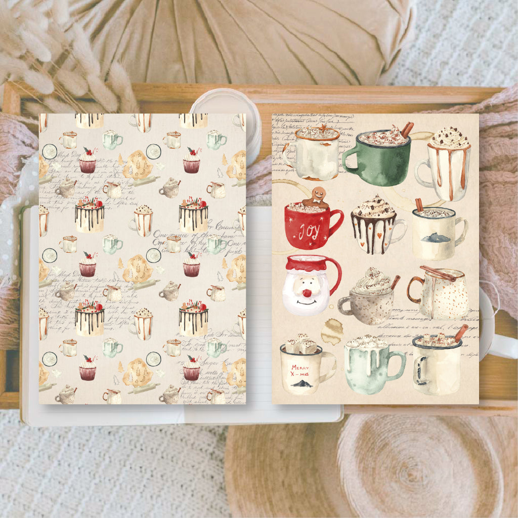 Christmas in Midnight Forest Junk Journal Book