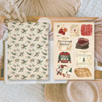 Christmas in Midnight Forest Junk Journal Book