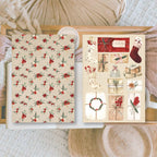 Christmas in Midnight Forest Junk Journal Book