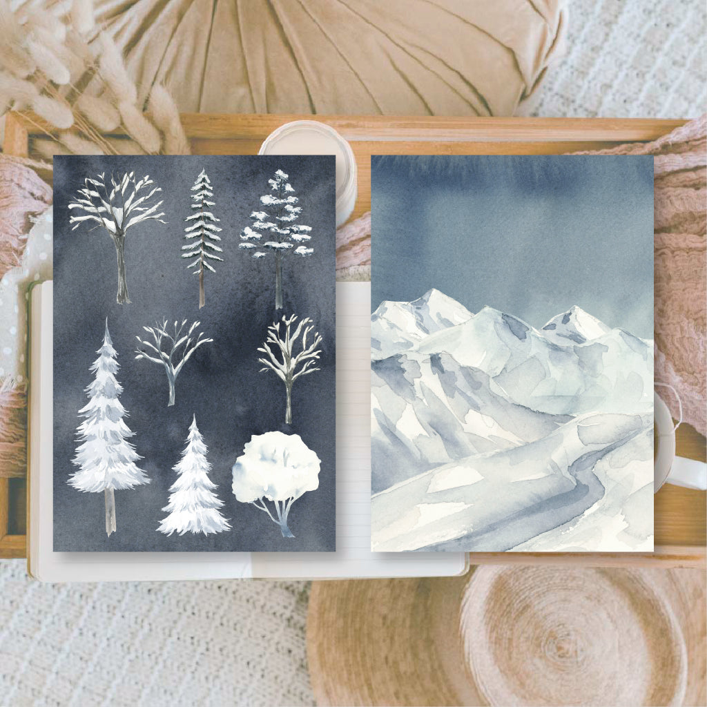 Christmas in Midnight Forest Junk Journal Book
