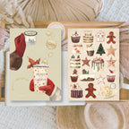 Christmas in Midnight Forest Junk Journal Book