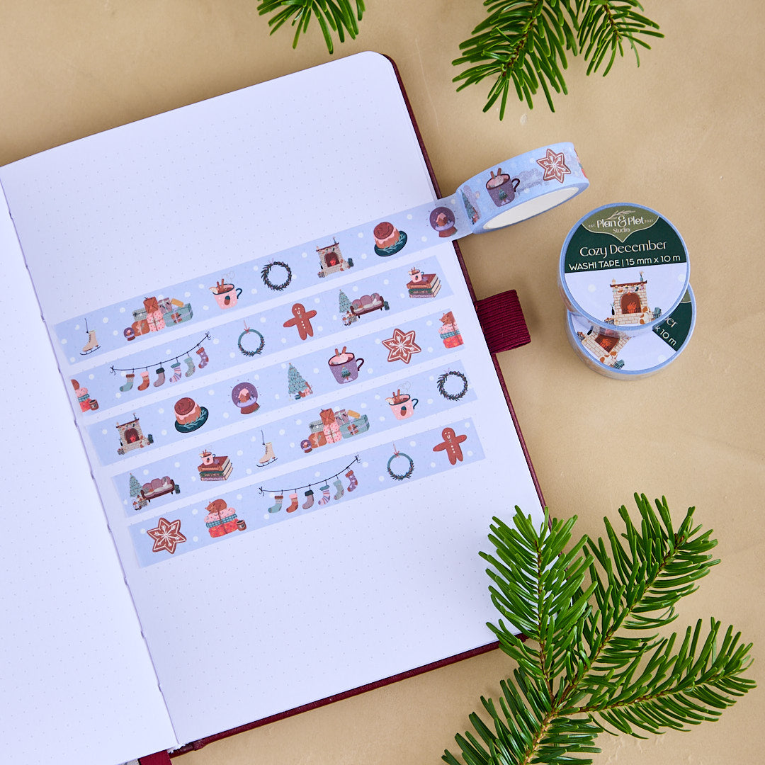 Cozy December | 15 mm x 10 m | Washi tape