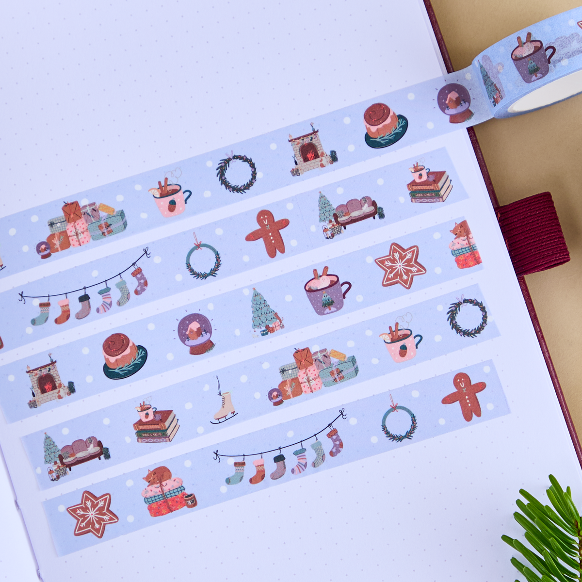 Cozy December | 15 mm x 10 m | Washi tape