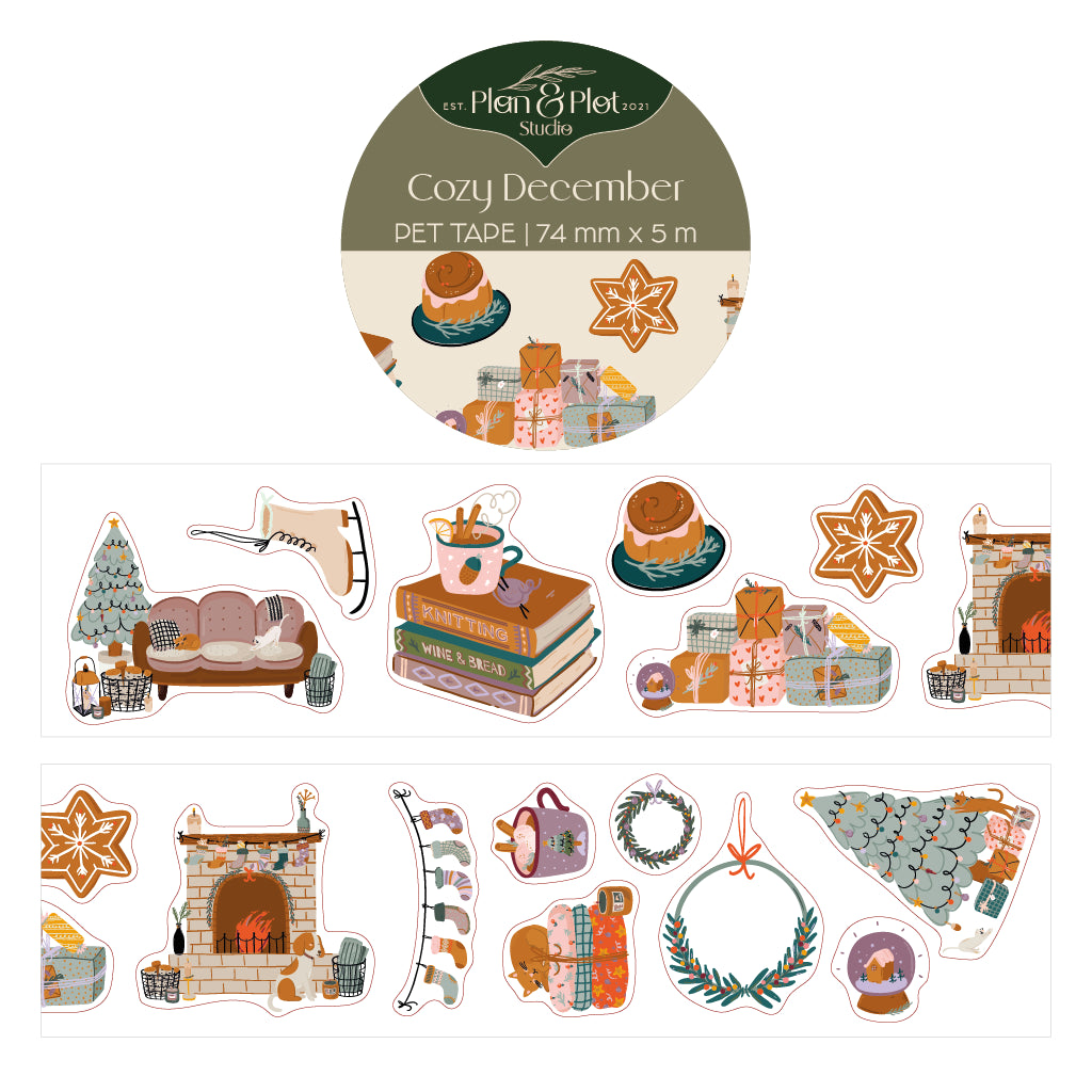 Cozy December | Pre-cut PET tape