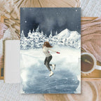 Midnight Forest | Background paper for junk journal | 14,8x21 cm