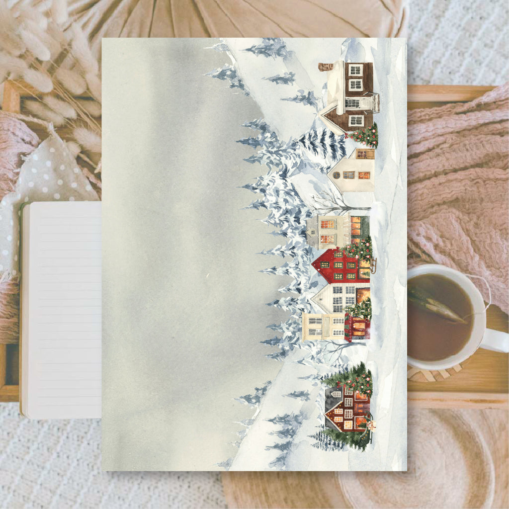 Midnight Forest | Background paper for junk journal | 14,8x21 cm