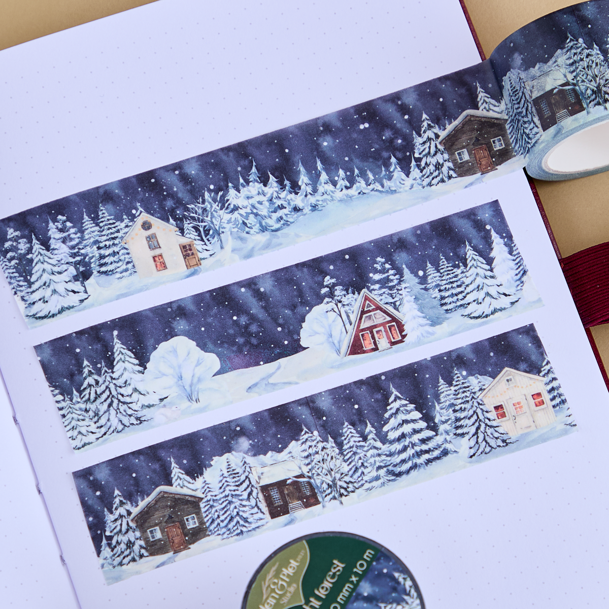Midnight forest | 30 mm x 10 m | Washi tape