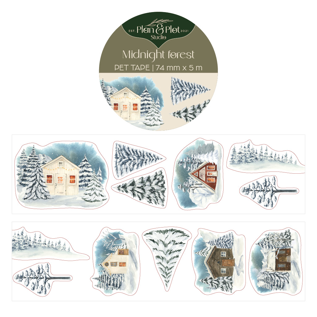 Midnight Forest | Pre-cut PET tape