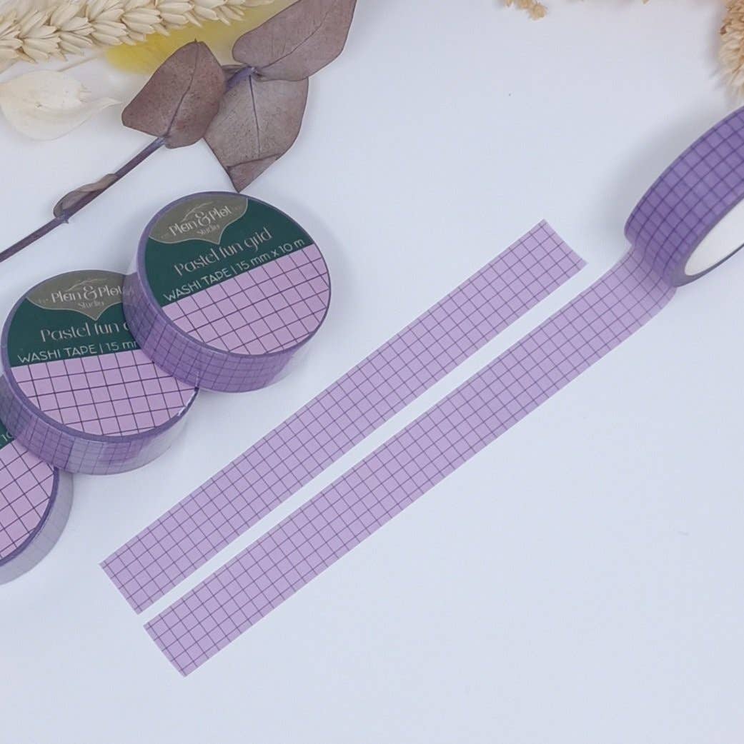 Pastel Fun Grid | Washi tape