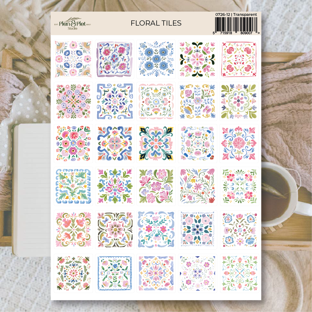 Floral tiles | Stickers