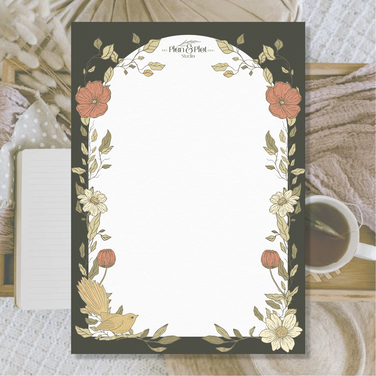 Note pad | Birds & flowers | A5