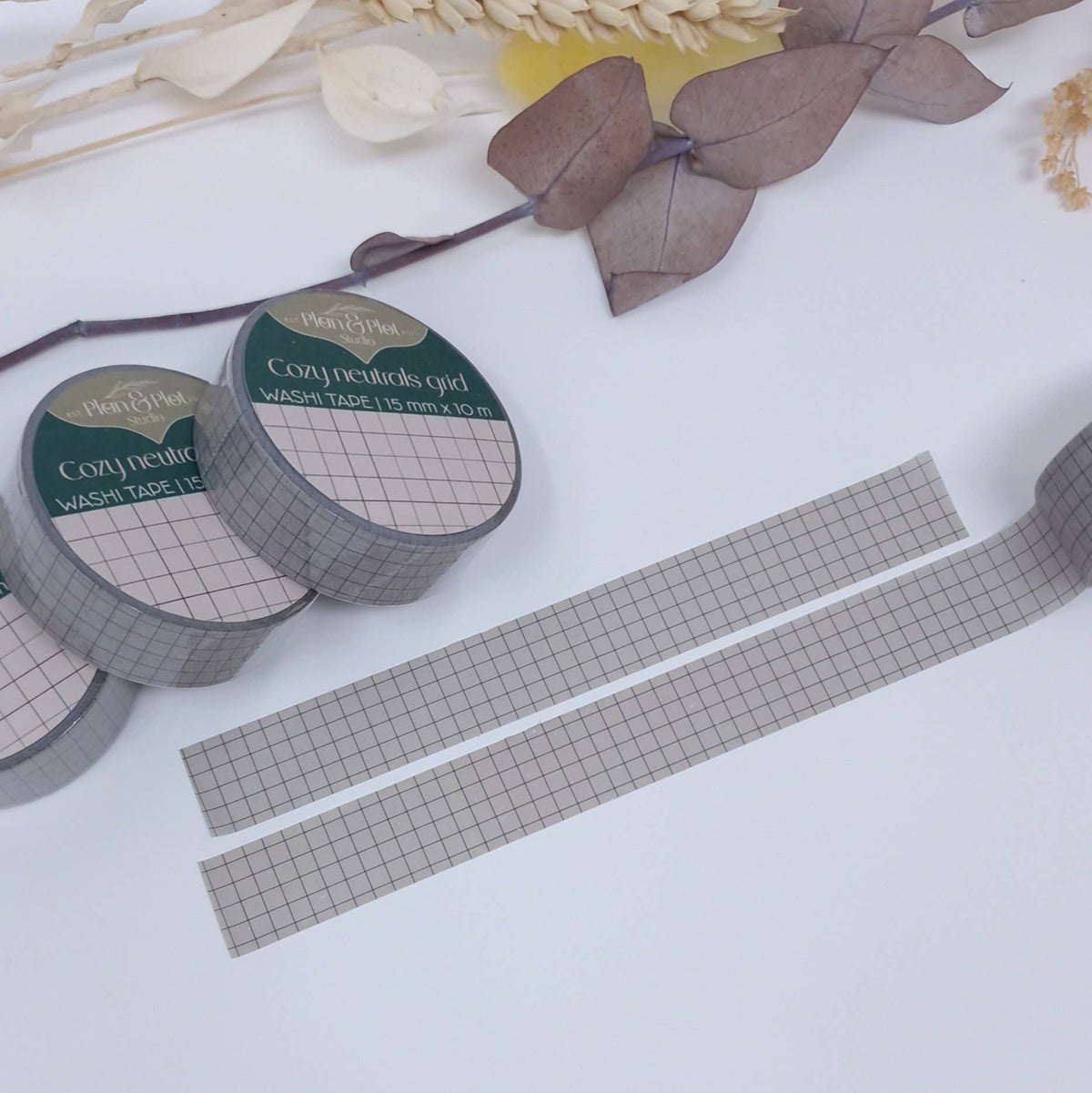 Cozy Neutrals Grid | Washi tape