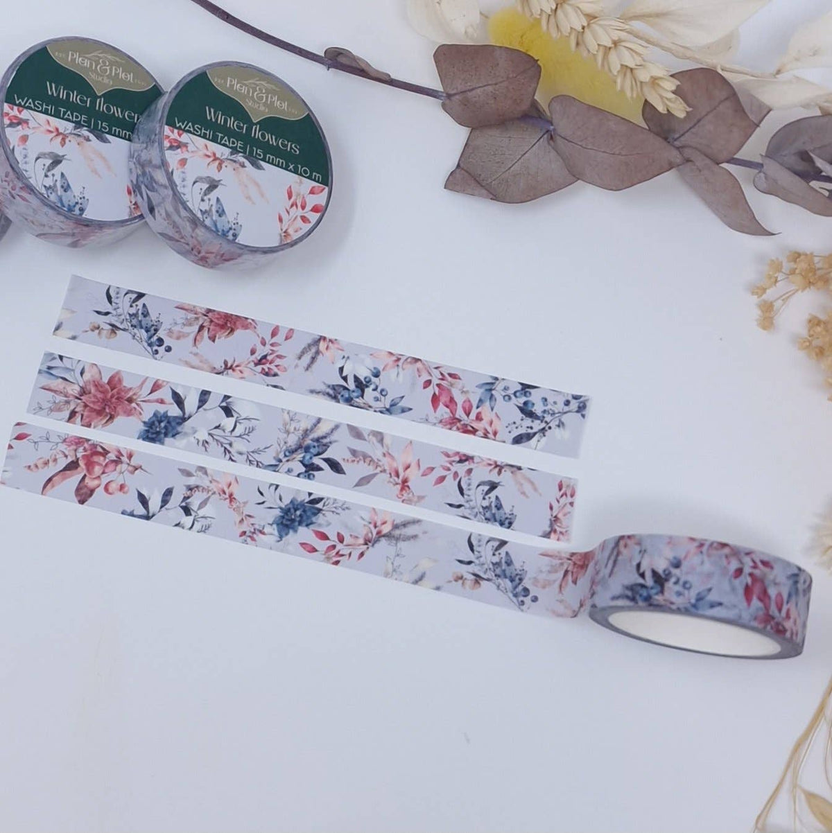 Winter flowers | Washi tape