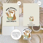More spaghetti | A6 greeting card