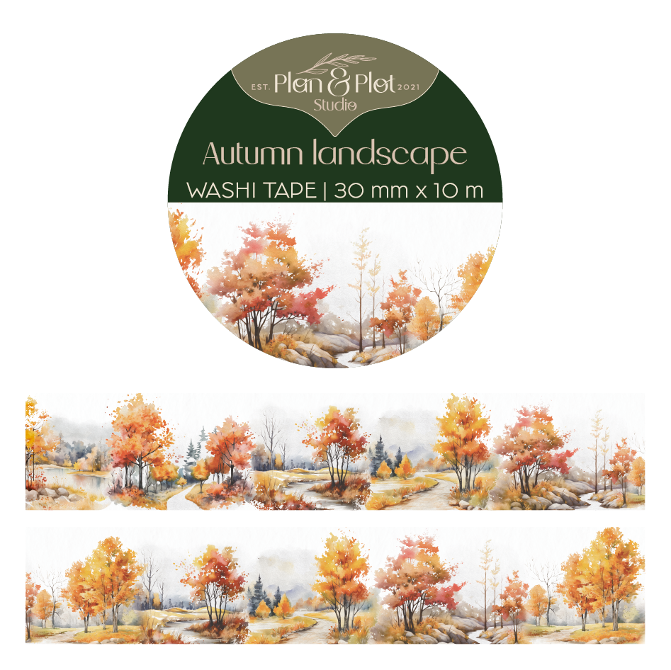 Autumn landscape | Washi tape