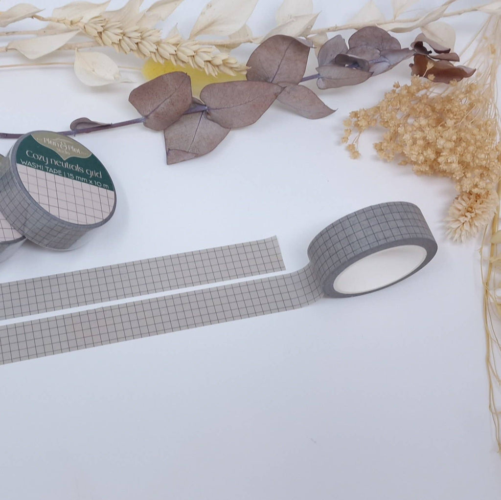 Cozy Neutrals Grid | Washi tape