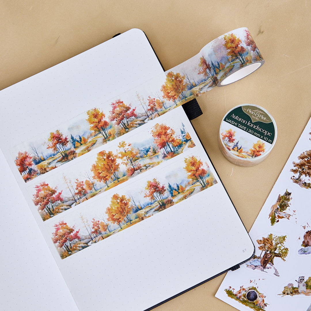 Autumn landscape | Washi tape