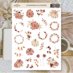 Pumpkins & flowers | Stickers