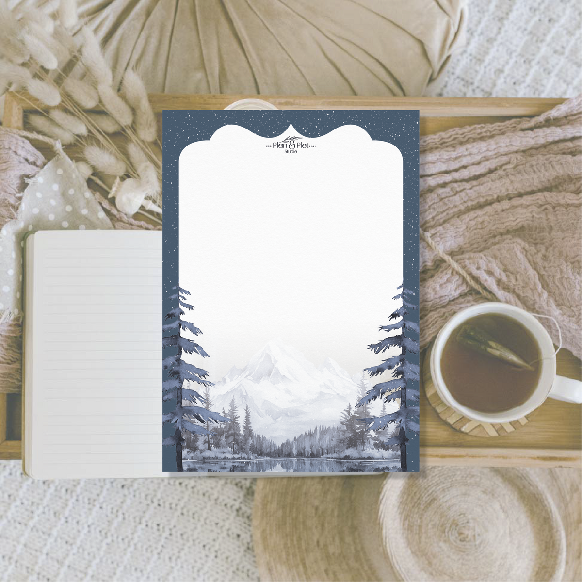Note pad | Pine trees | A6